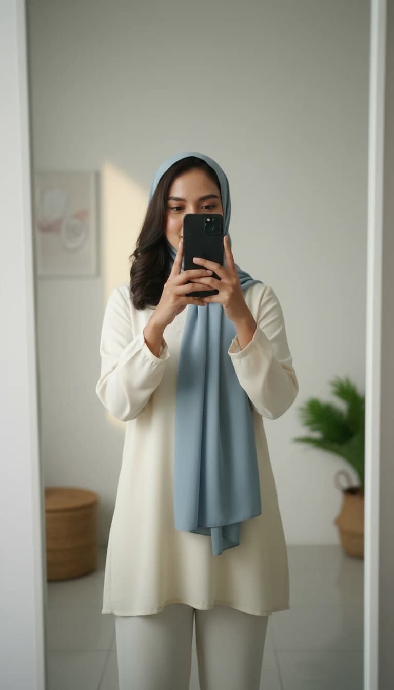 Mirror Selfie Fashion OOTD