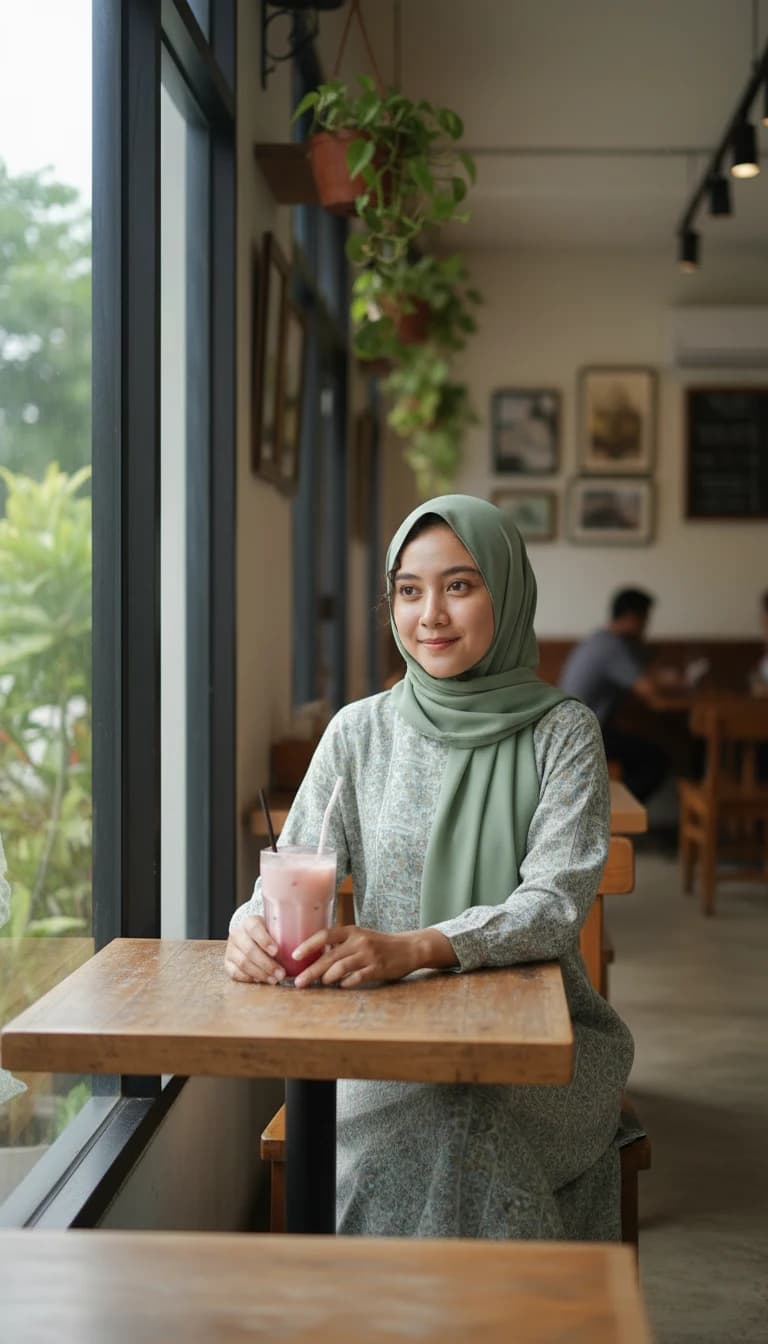 Suasana Santai di Kafe