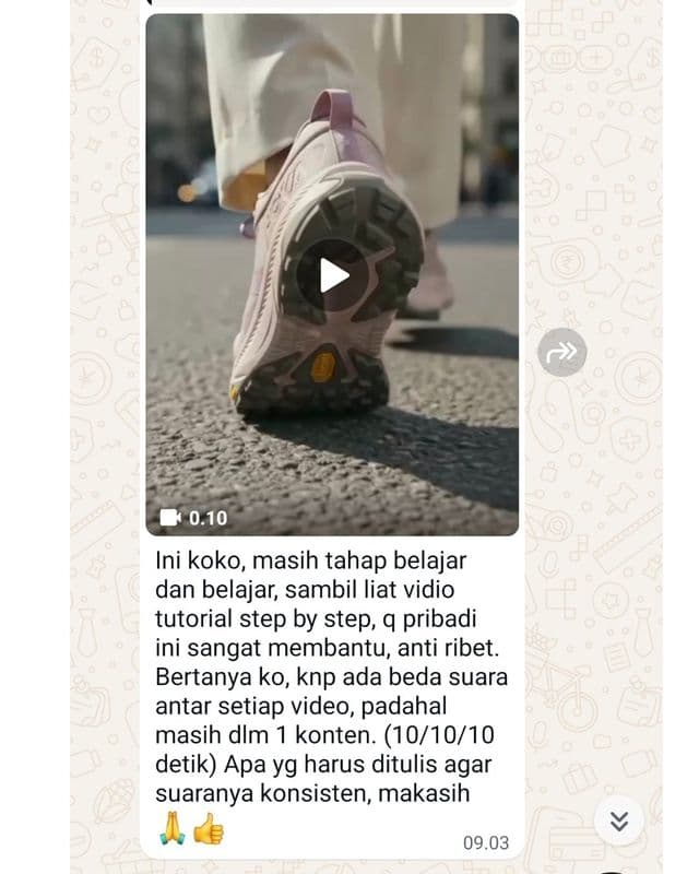 Screenshot Hasil Member